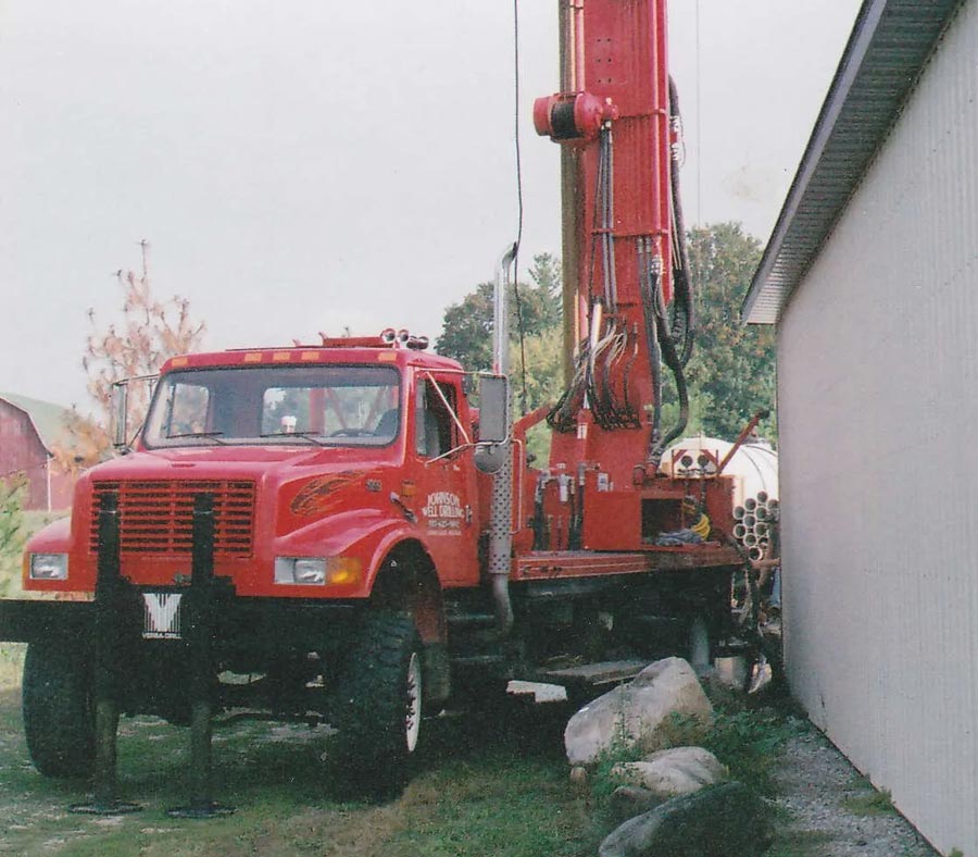 Johnson Well Drilling truck