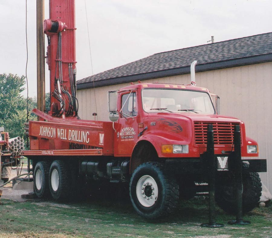 Johnson Well Drilling truck