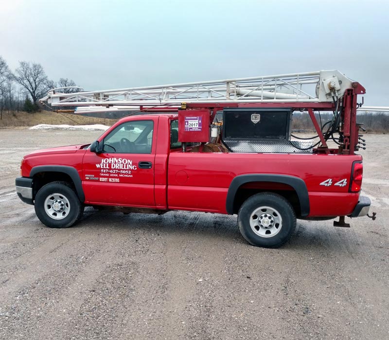 Johnson Well Drilling truck